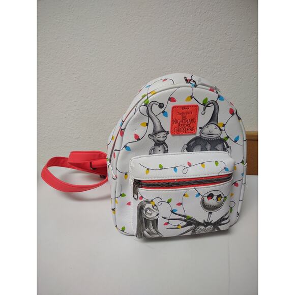 Loungefly Disney The Nightmare Before Christmas Holiday Lights Mini Backpack - Picture 1 of 16